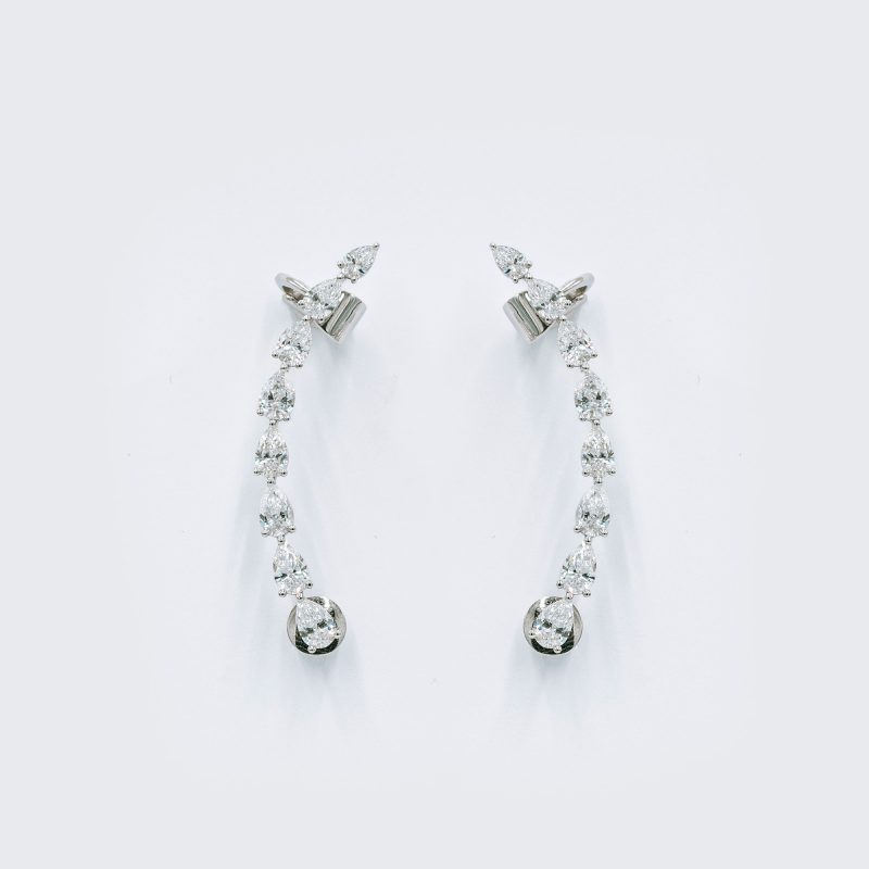 EARRINGS-PEAR-CUFFS